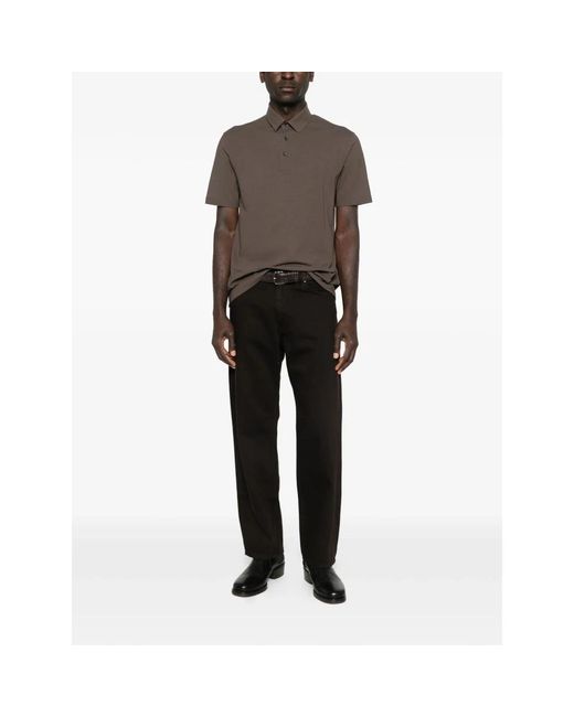 Herno Brown Polo Shirts for men