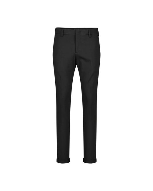 Dondup Black Suit Trousers for men