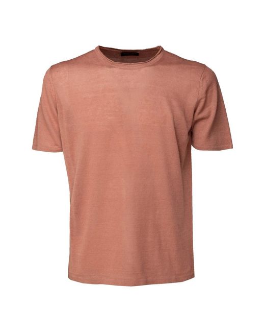 Roberto Collina Orange T-Shirts for men