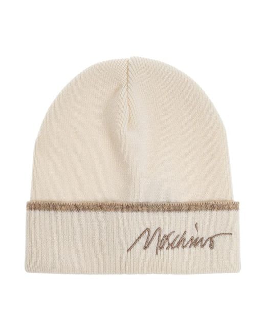 Moschino Natural Beanies