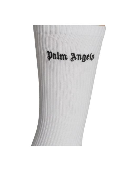 Palm Angels White Socks for men