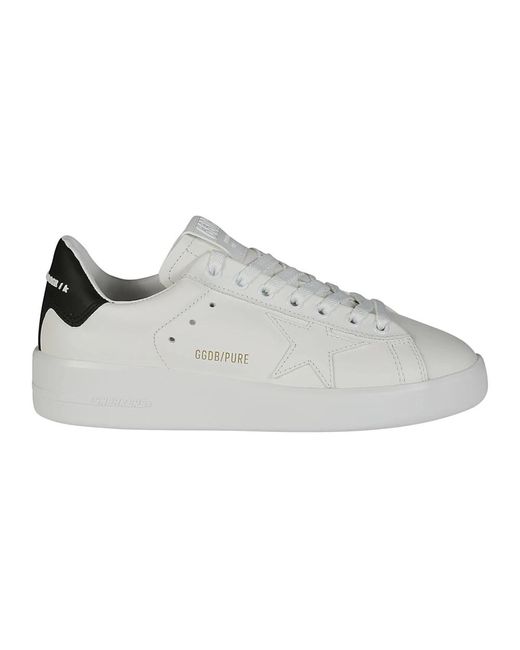 Pure star leather black di Golden Goose Deluxe Brand in Gray