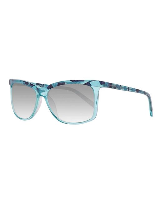 Esprit Accessoires ,Blauw ,Blauw Resin Frame Zonnebril in het Blue