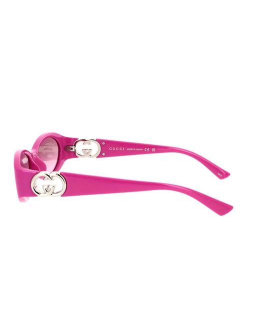 Accessories > sunglasses Gucci en coloris Pink