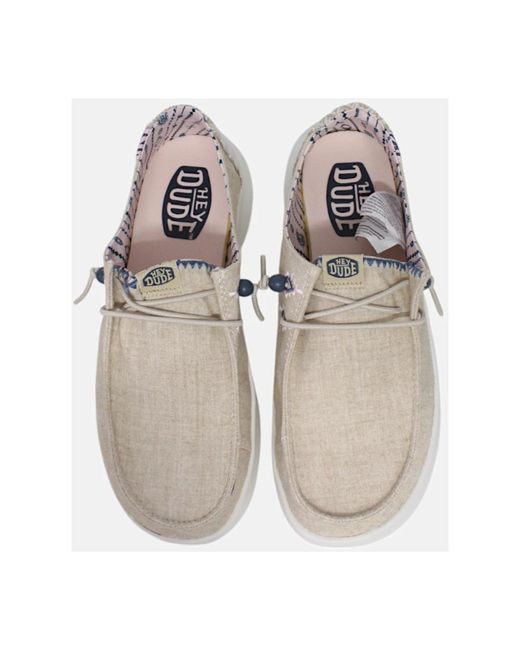 HeyDude Gray Laced Shoes