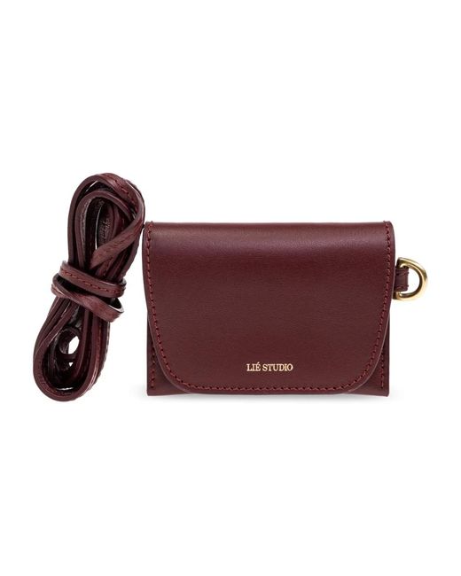 LIE STUDIO Purple Stella Wallet
