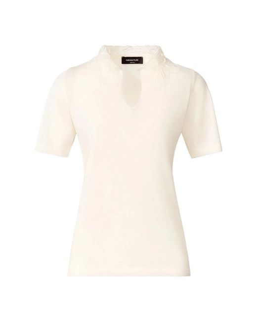 Fabiana Filippi Natural Polo Shirts