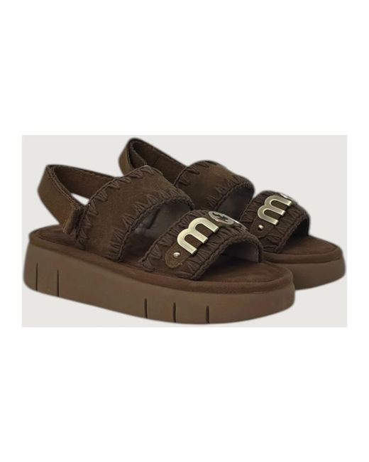 Mou Brown Bounce Sandal