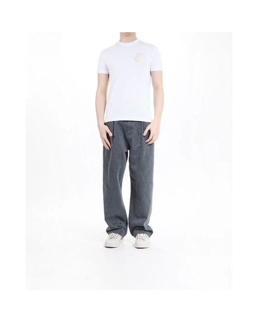 Versace Jeans Couture White T-Shirts for men