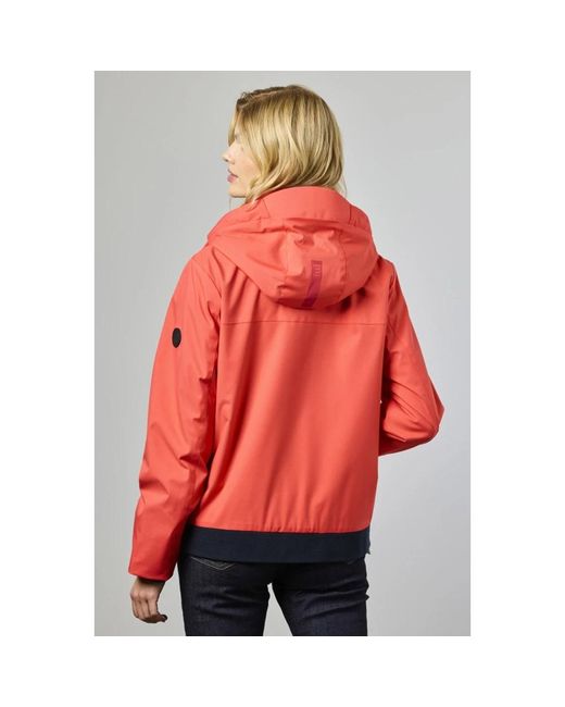 Rain Proof Jackets Junge de color Red