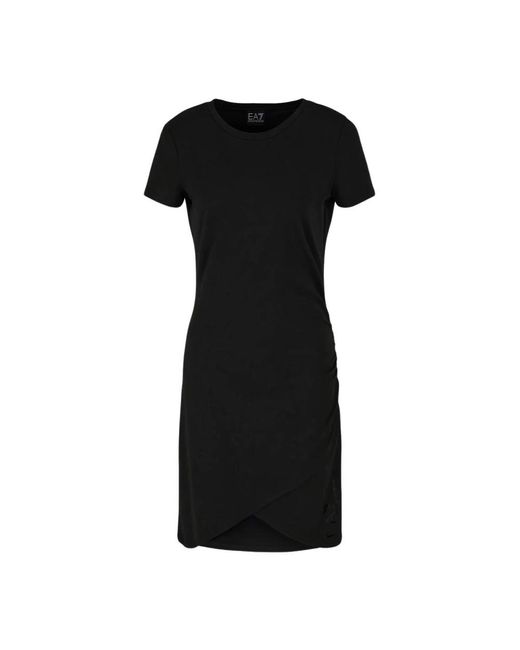 EA7 Black Short Dresses
