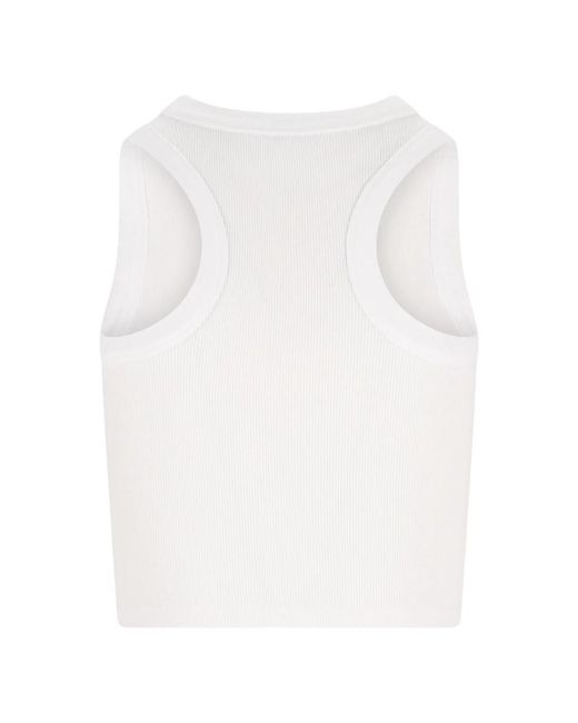 Sleeveless Tops Givenchy de color White
