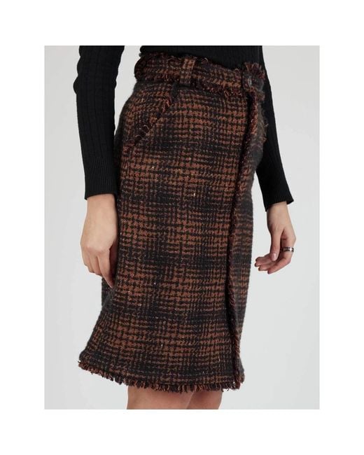Kiton Short Skirts in het Black