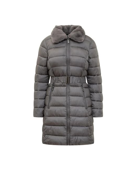 Michael Kors Jassen ,Grijs ,Nylon Packable Gewatteerde Nylon Puffer Jas in het Gray