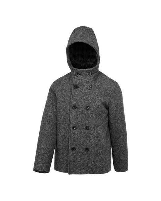 Double-Breasted Coats Bomboogie de hombre de color Black
