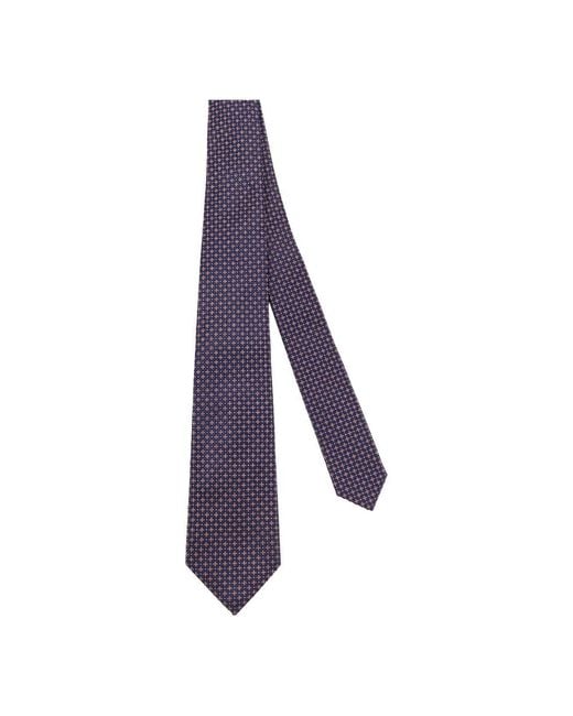 Kiton Purple Ties for men