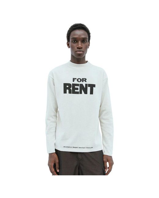 ERL Strickpullover mit grafischem druck zur miete in White für Herren