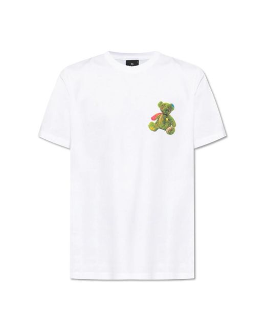 T-shirt stampata di PS by Paul Smith in White da Uomo