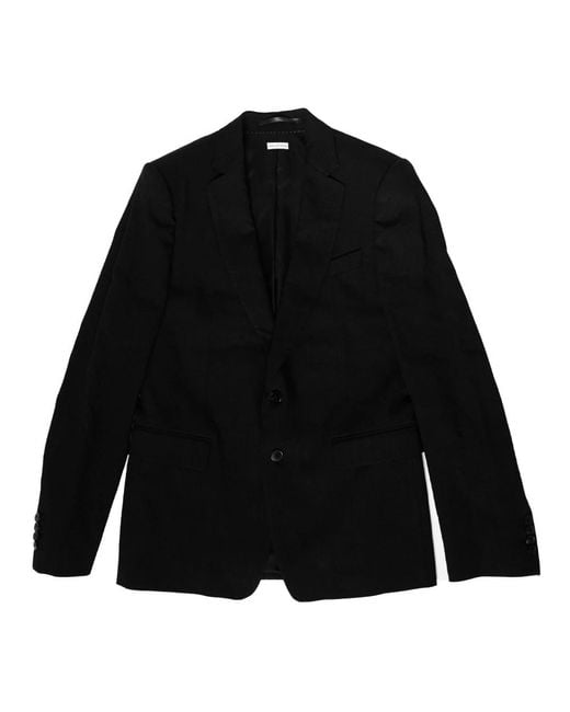Dries Van Noten Black Single Breasted Suits for men