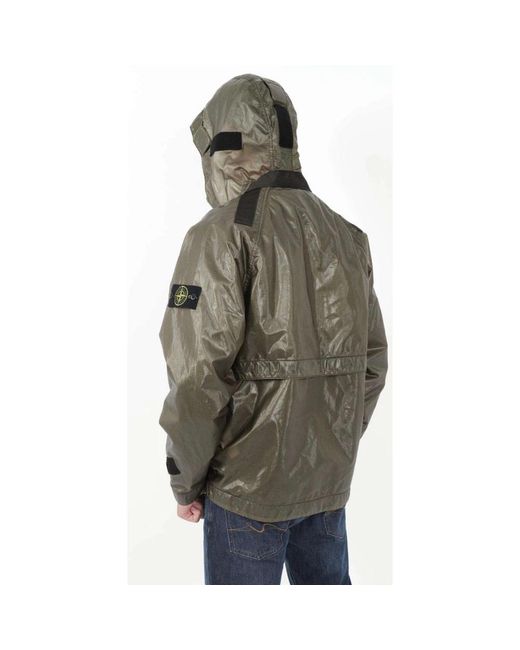 Stone Island Brown Light Jackets for men