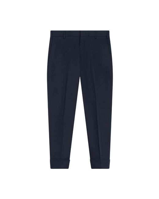 PT Torino Blue Slim-Fit Trousers for men