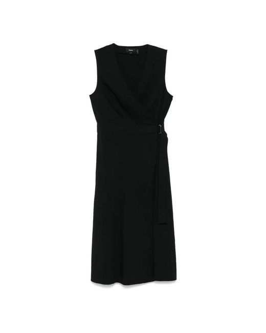 Wrap Dresses di Theory in Black