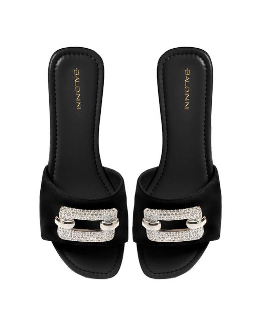 Baldinini Black Sliders