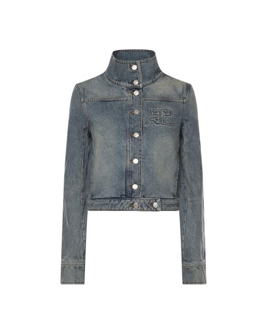Courreges Blue Denim Jackets