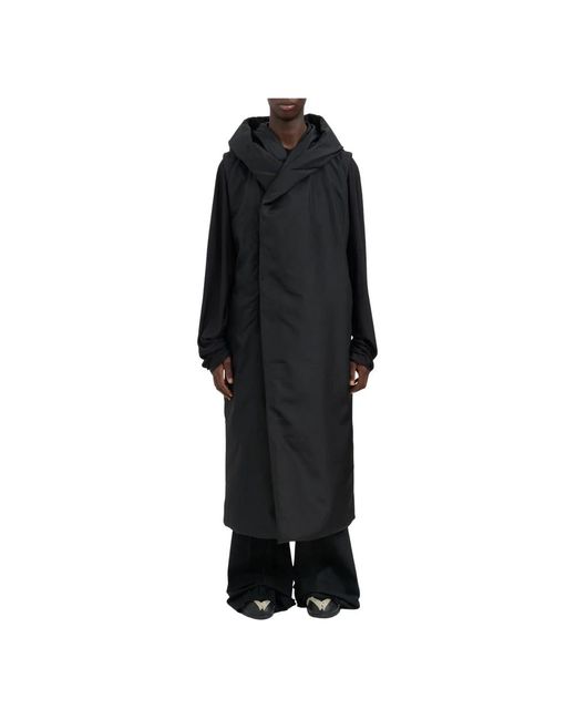 Rick Owens Single-Breasted Coats in het Black voor heren