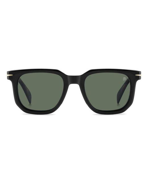 David Beckham Schwarze havana grüne polarisierte sonnenbrille in Green für Herren