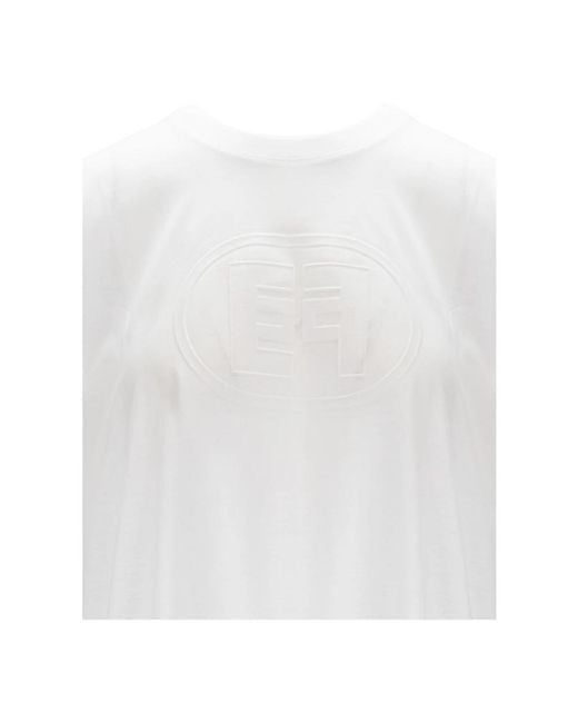 Elisabetta Franchi White T-Shirts