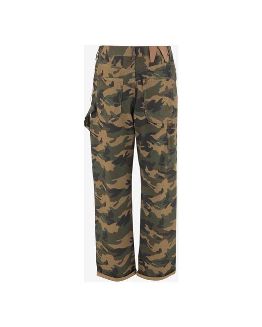 DARKPARK Camouflage Cargo Broek Multi-Zak Ontwerp in het Green