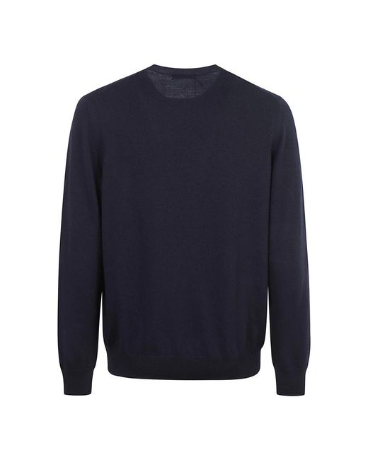 Fay Blue Round-Neck Knitwear for men