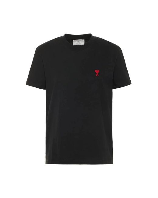 AMI Black T-Shirts