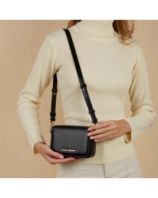 Chiara Ferragni Shoulder Bags in het Black