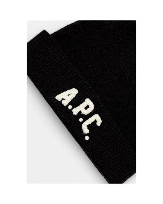 Beanies A.P.C. de color Black