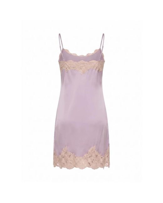 Chloé Purple Thin-Strap Mini Dress