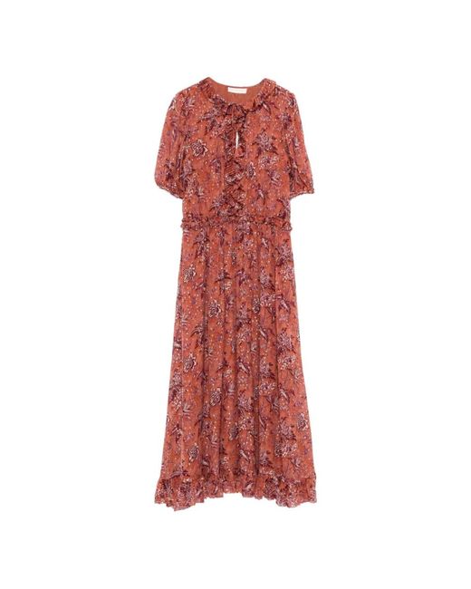 Ulla Johnson Red Midi Dresses
