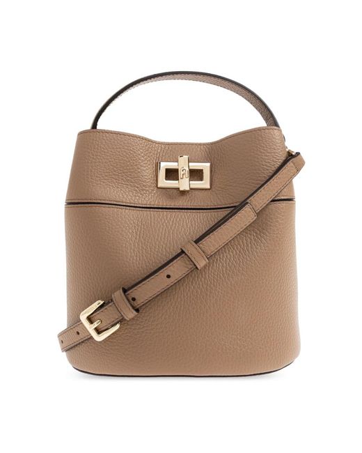 Bucket Bags Furla de color Brown