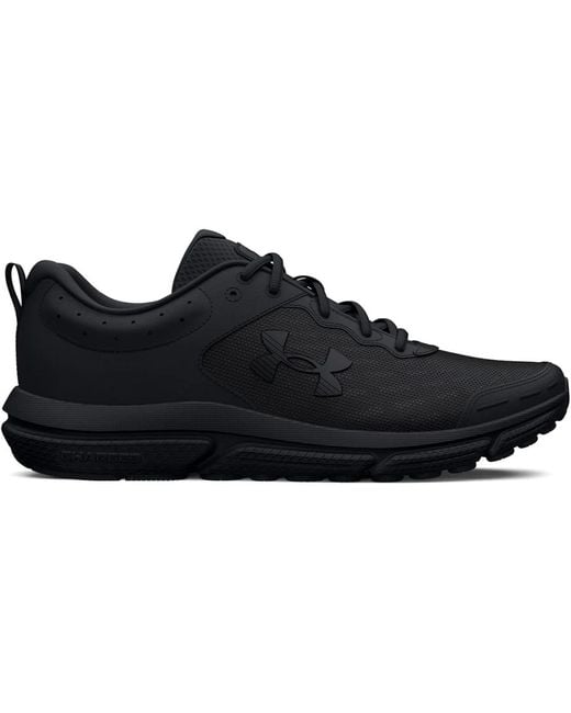 Under Armour Black Charged Assert 10 Running Shoes for men
