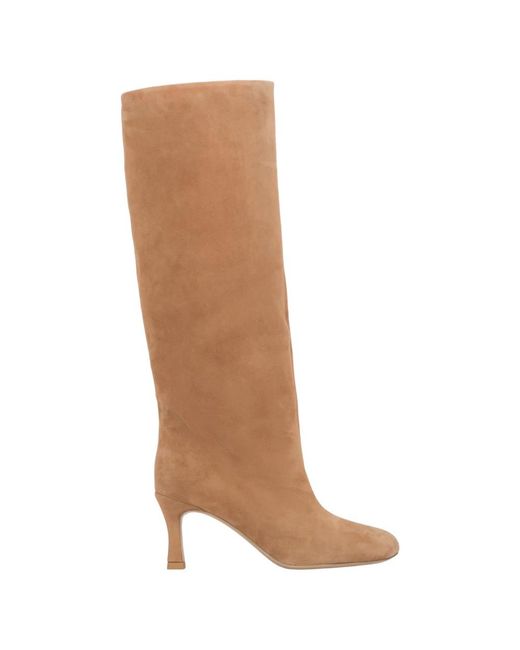 ESTRO Brown Heeled Boots