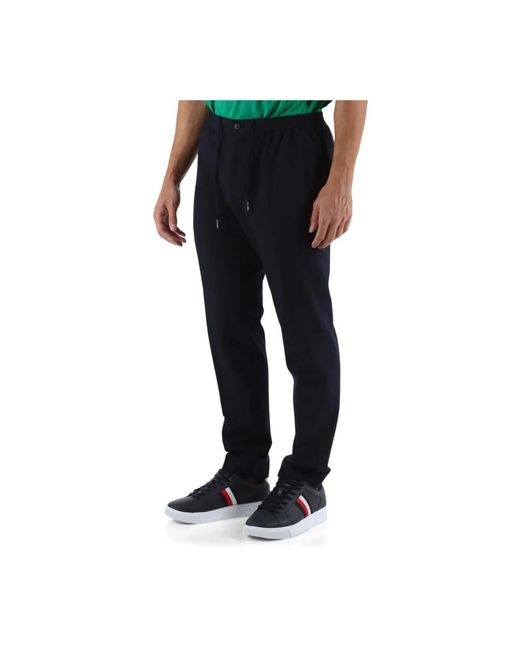 Trousers > slim-fit trousers Tommy Hilfiger pour homme en coloris Black