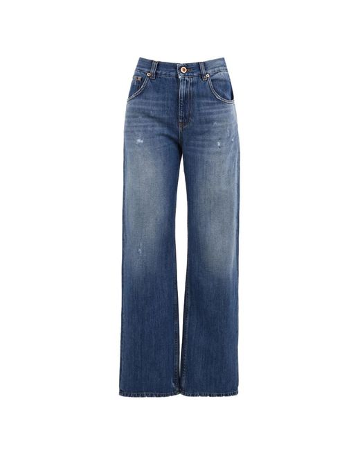 Straight Jeans Aspesi de color Blue