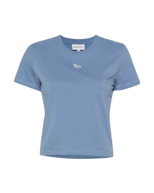 T-shirts Maison Kitsuné de color Blue