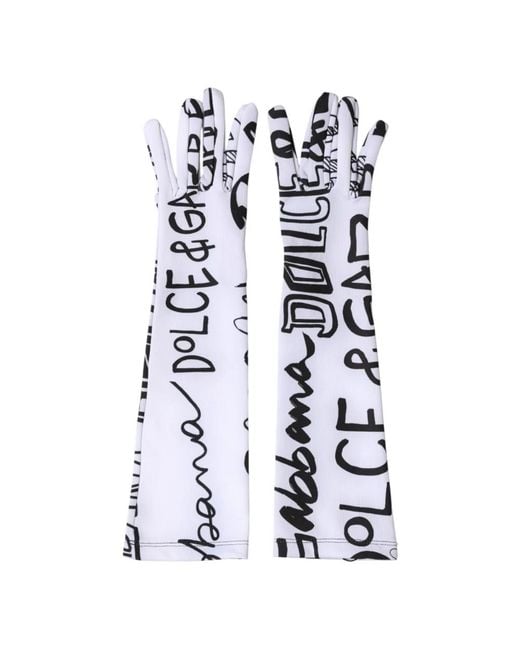 Dolce & Gabbana White Gloves