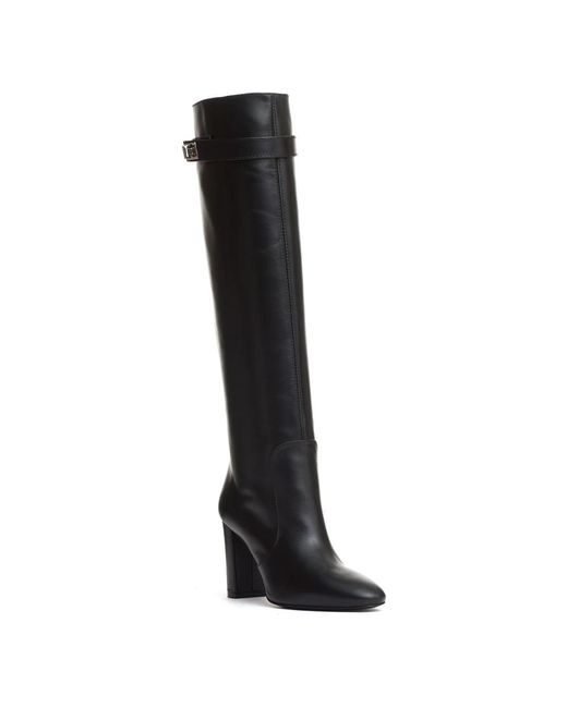 Via Roma 15 Black Heeled Boots