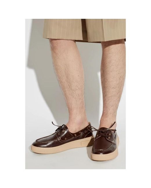 Bally Brown Sailor Shoes for men