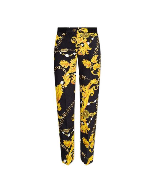 Versace Yellow Casual Pants