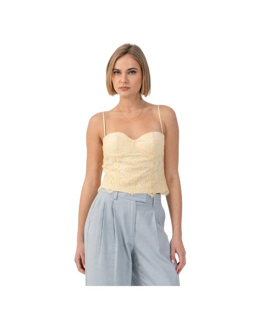 Kocca Blue Sleeveless Tops