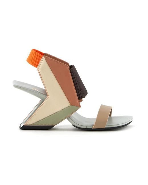 United Nude Brown High Heel Sandals